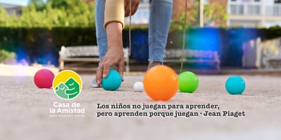 Los niños no juegan para aprender...